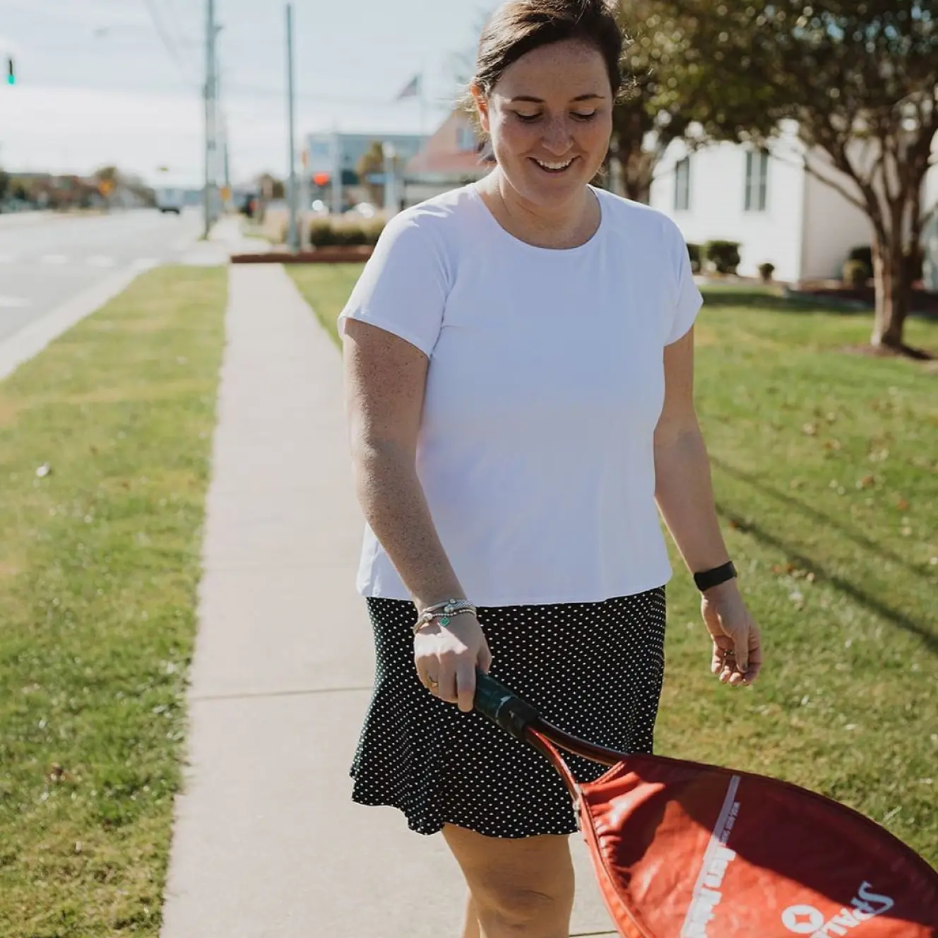 woman modeling jojo skirt